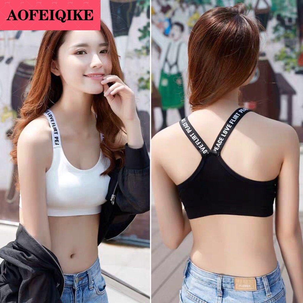 Full Coverage Bra - Atasan Bra seksi 40-65kg Bra olahraga