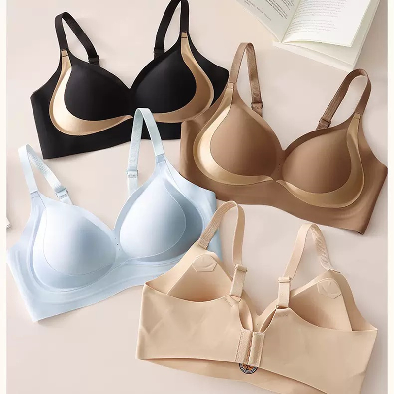 Wirefree Bra Comfort - BH Push-Up Wanita Trendy Ukuran Besar