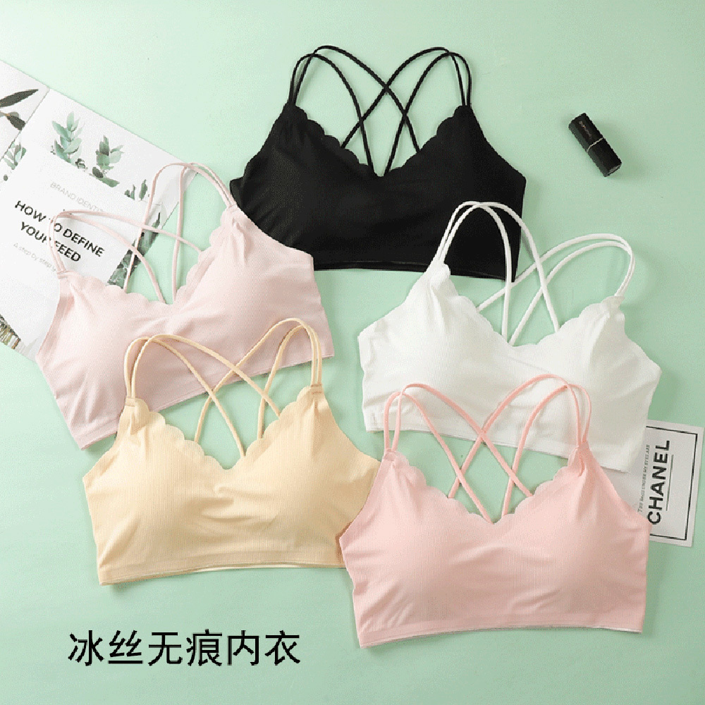 Sheer Bra Lace - Bra Push Up tanpa tali untuk