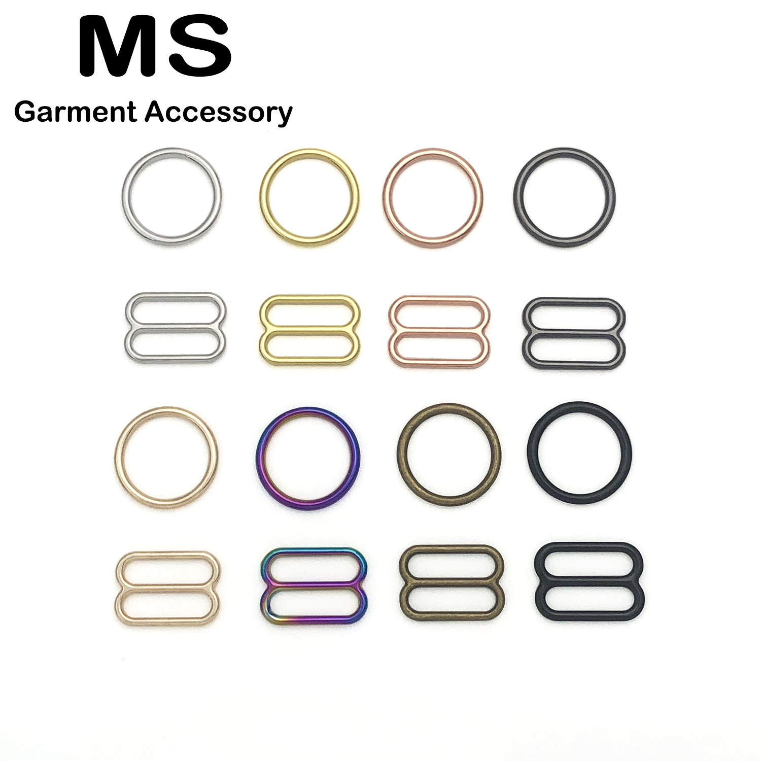 Nursing Bra Clip - 10Set Cincin Bra dan Penggeser Baju