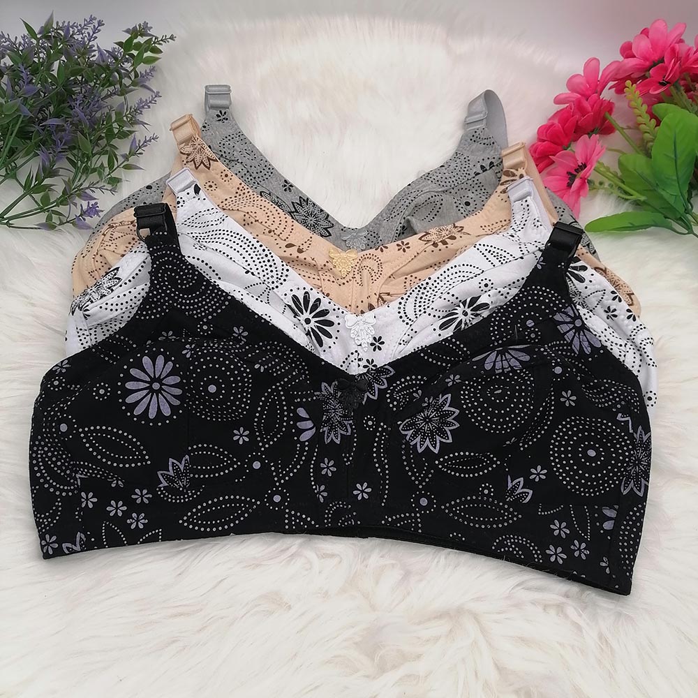 Wirefree Bra Comfort - Bra wanita Cup besar tanpa kabel,
