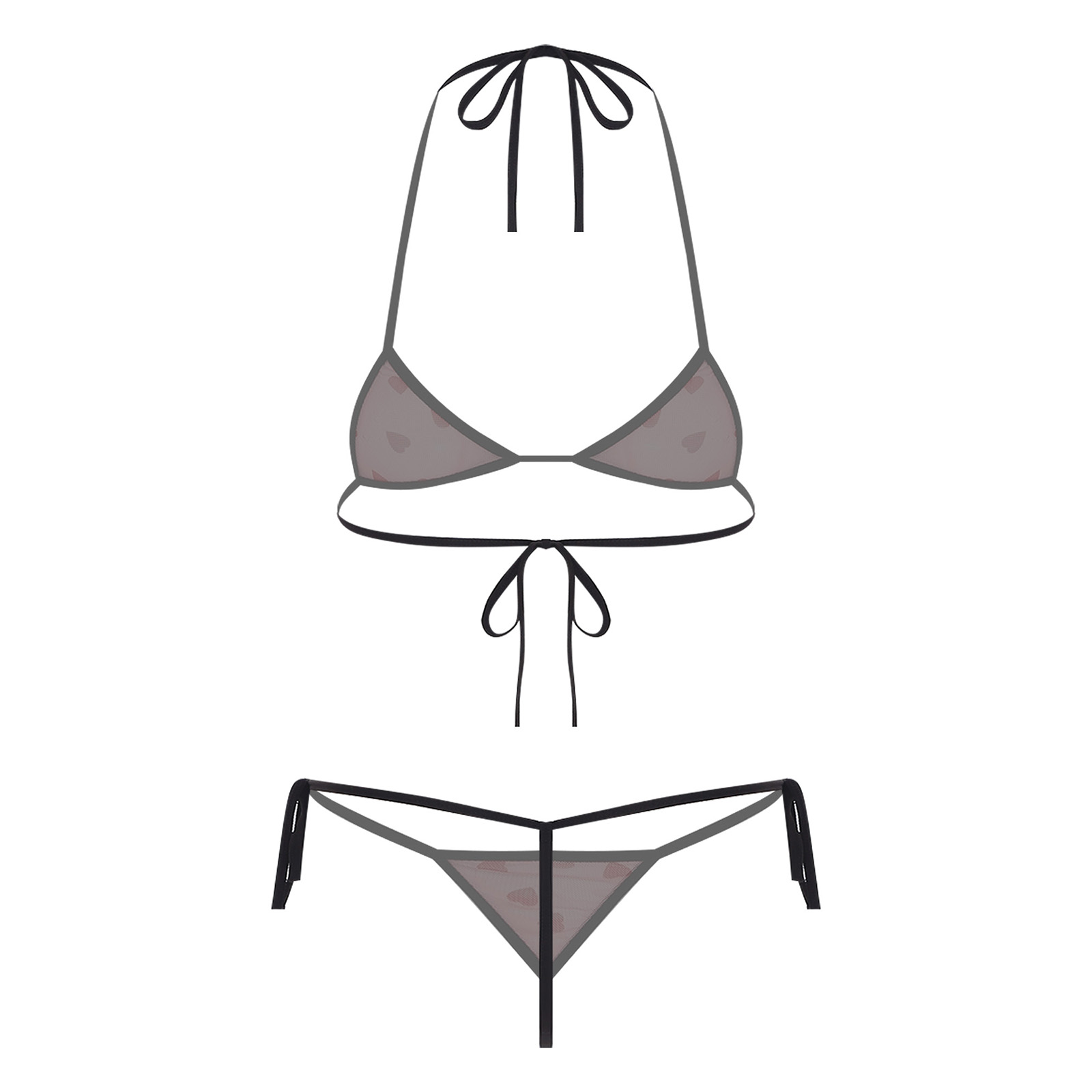 Set Pakaian Dalam Wanita Mikro - Sheer Bra Lace ulasan dan harga