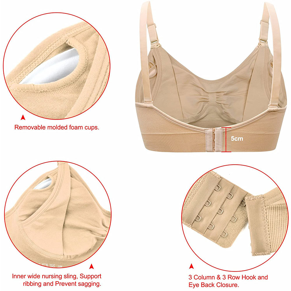 Bra ibu menyusui ibu hamil, Br - Sleep Bra Bralette ulasan dan harga