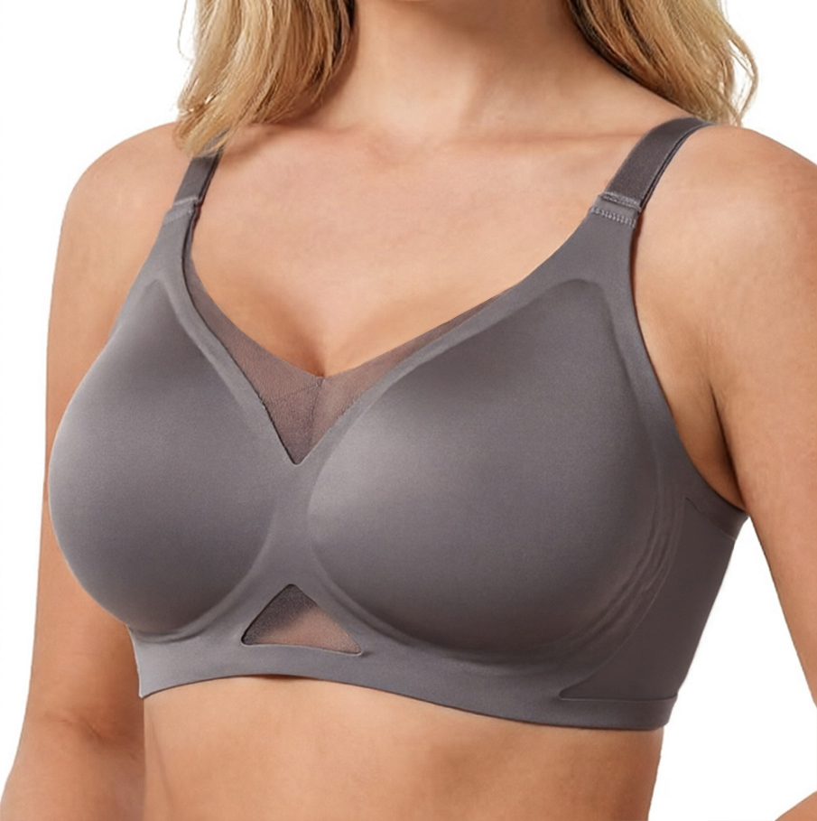 Bra Wanita Tanpa Kawat dengan  - Sheer Mesh Bra ulasan dan harga