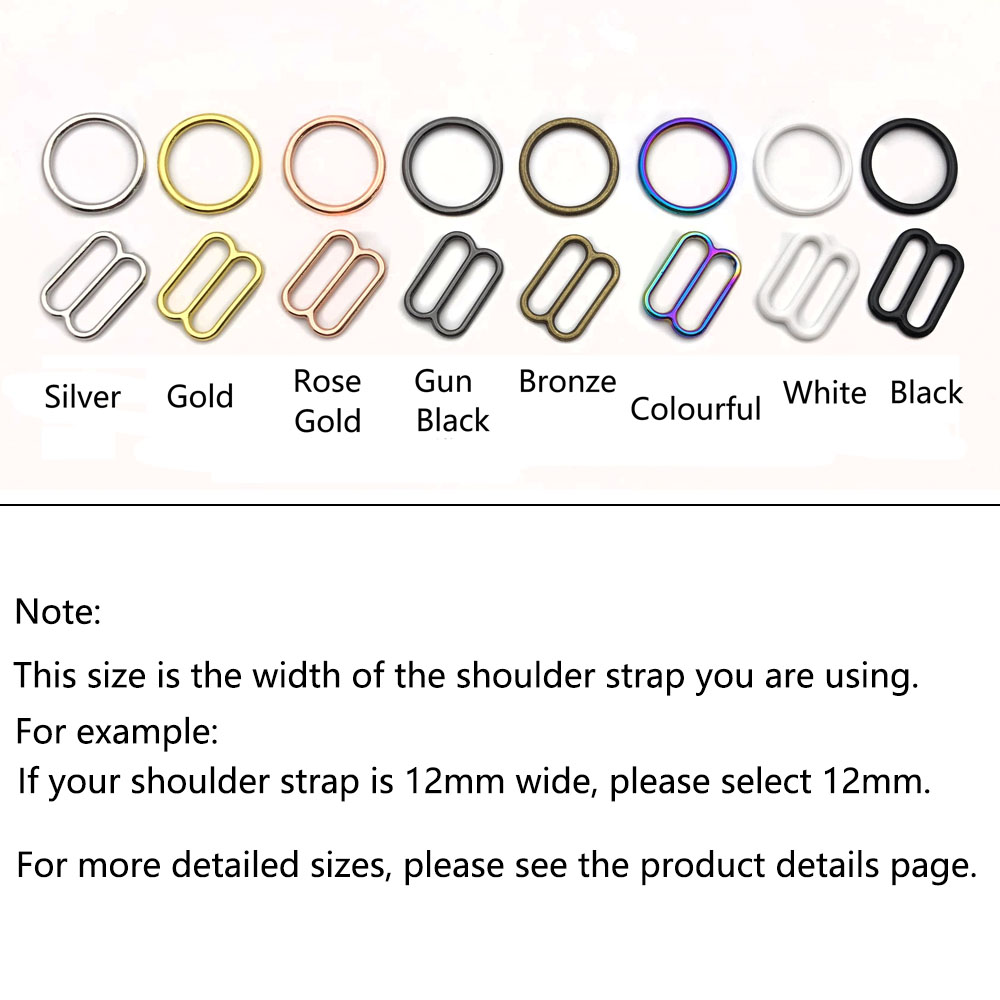 10Set Cincin Bra dan Penggeser - Nursing Bra Clip ulasan dan harga
